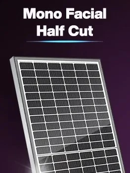 Monofacial Half Cut Solar Panel