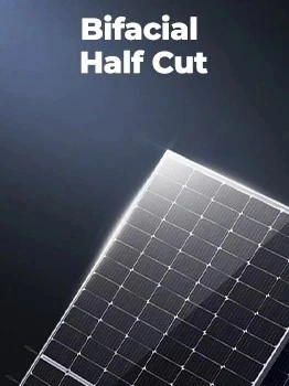 Bifacial Half Cut Solar Panel