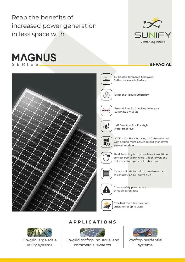 Bifacial half Cut Solar panel