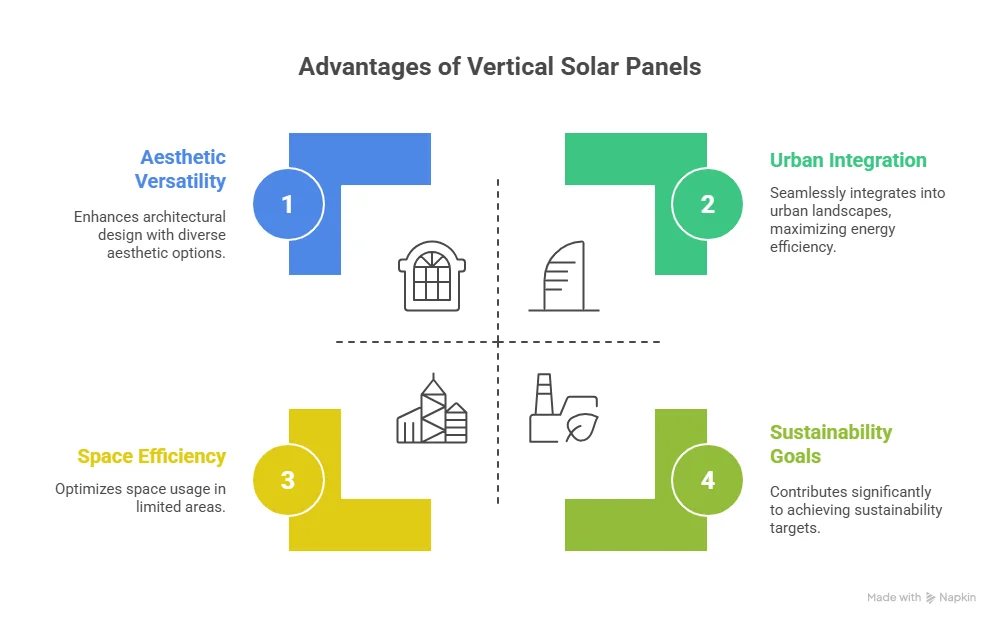 Advantages of Vertical Solar Panels