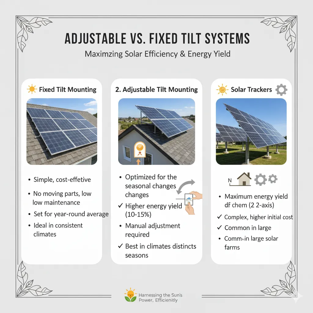Adjustable vs Fixed Tilt Systems