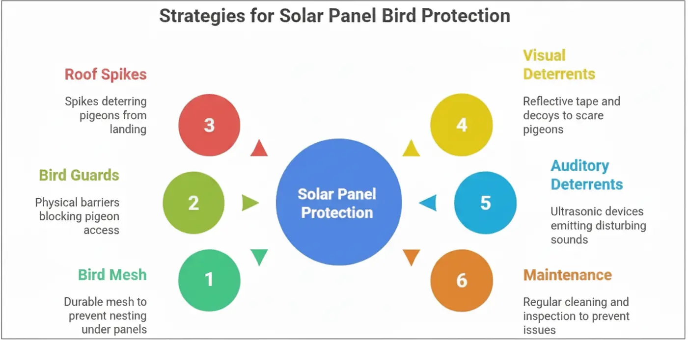 How to Protect Solar Panels from Pigeons