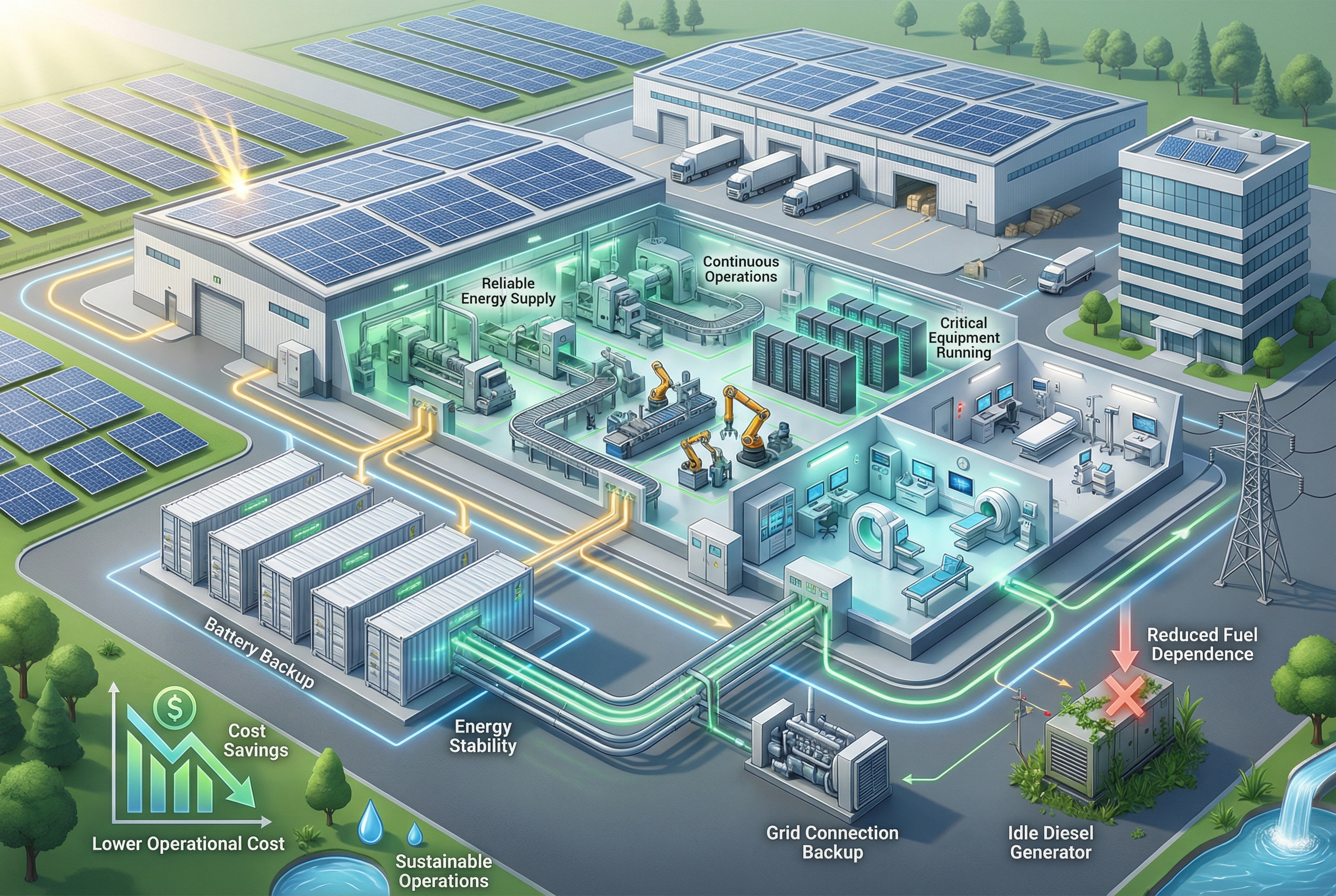 Is Solar Power Reliable for Commercial and Industrial Use
