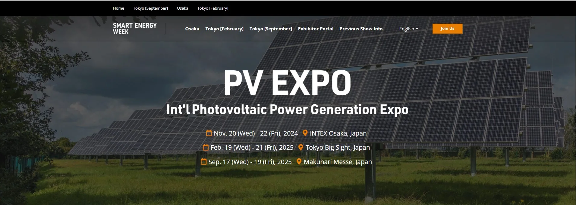 The PV Expo - Solar Power Exhibition 2024