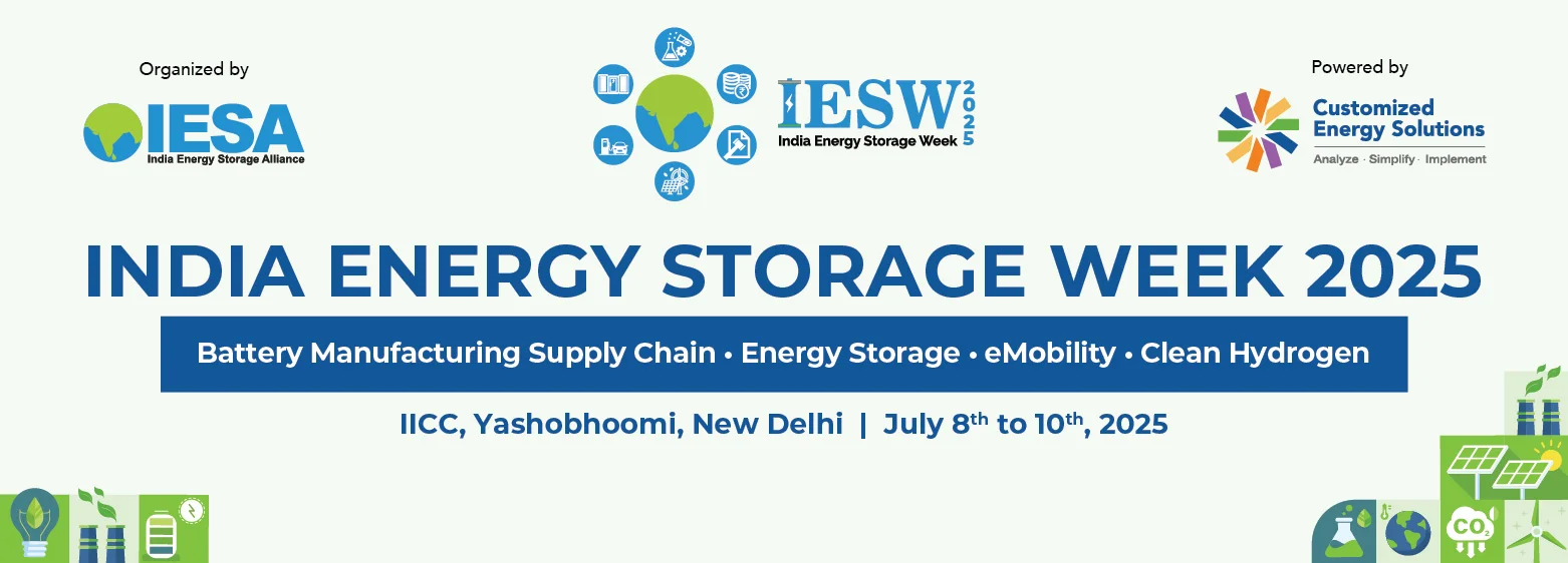 India Energy Storage Week (IESW) New Delhi 2025