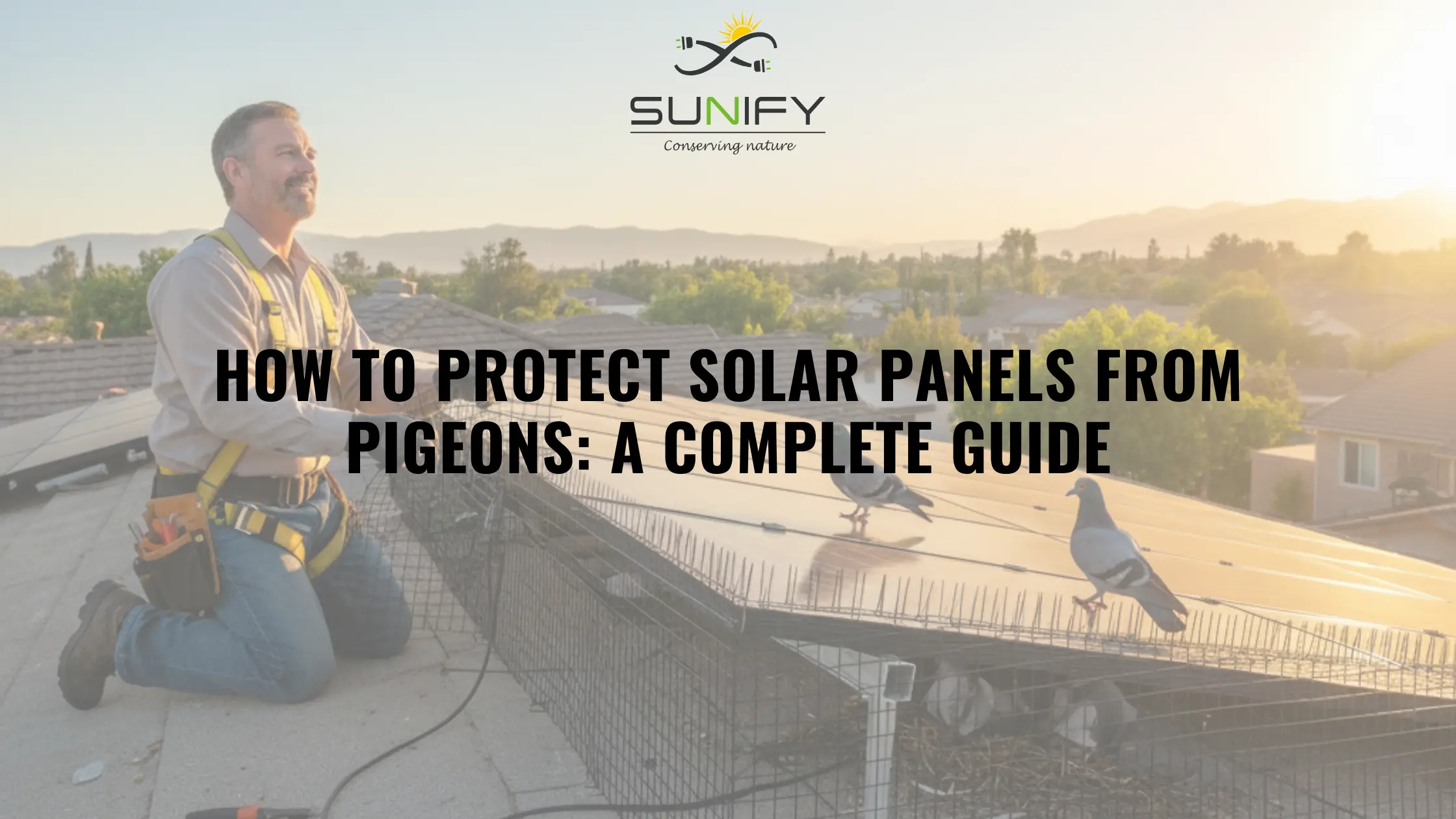 How to Protect Solar Panels from Pigeons: A Complete Guide